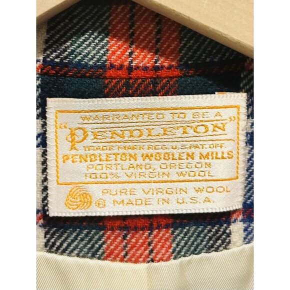 Pendleton Jacket Womens M Authentic Maclennan Scottish Tartan Plaid Wool Blazer - Picture 12 of 16